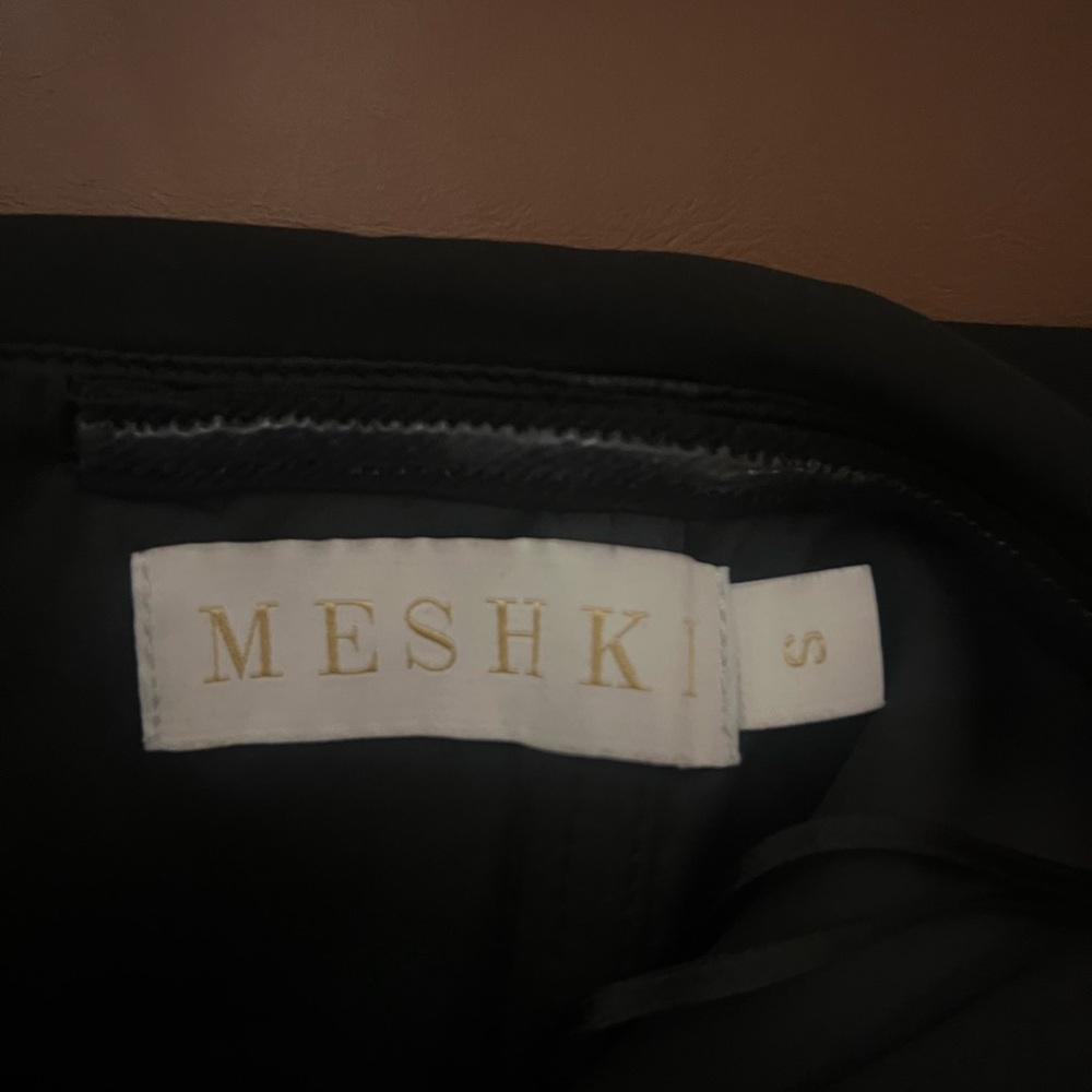 Meshki Astoria Black Strapless Crop Top - Size S - Picture 6 of 6